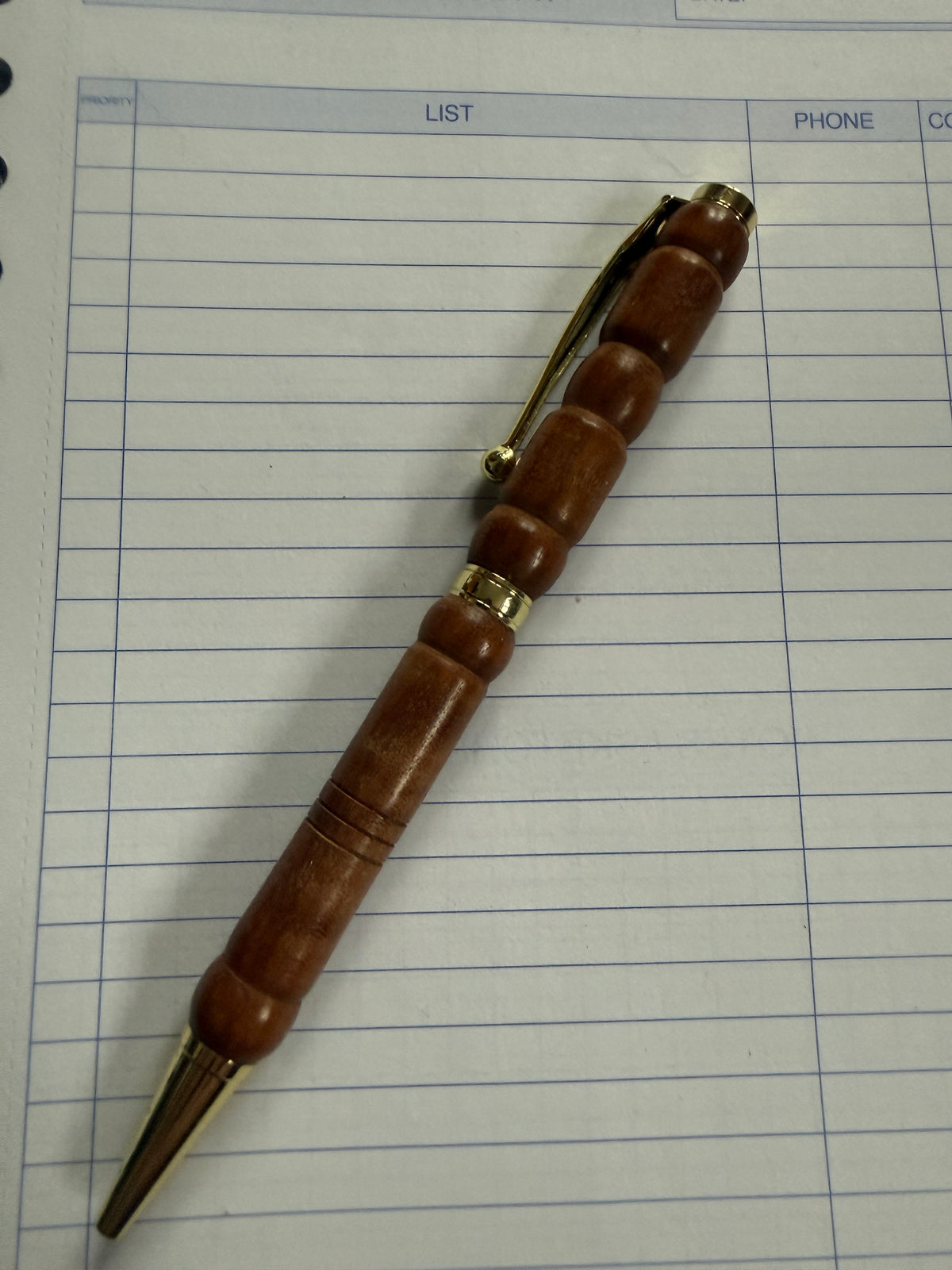 Handcrafted Brown Ivory wooden pen