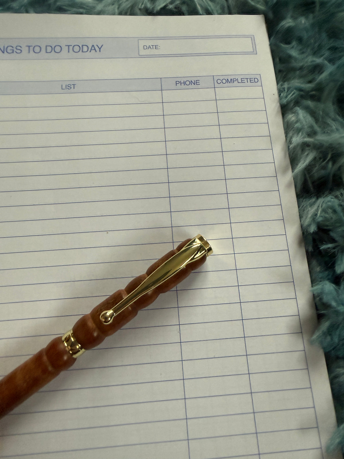 Handcrafted Brown Ivory wooden pen