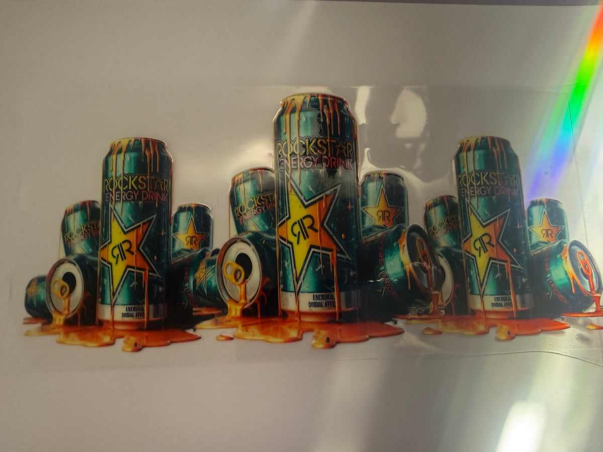 Rockstar 16oz cup wrap