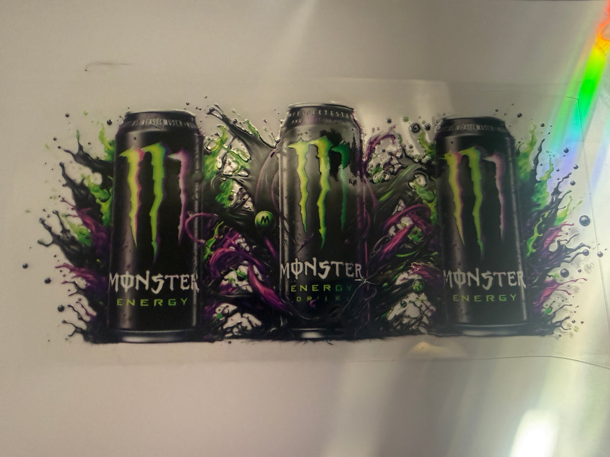 Monster 16oz cup wrap