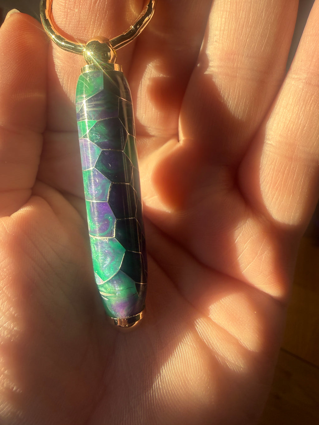 Handcrafted Resin keyring