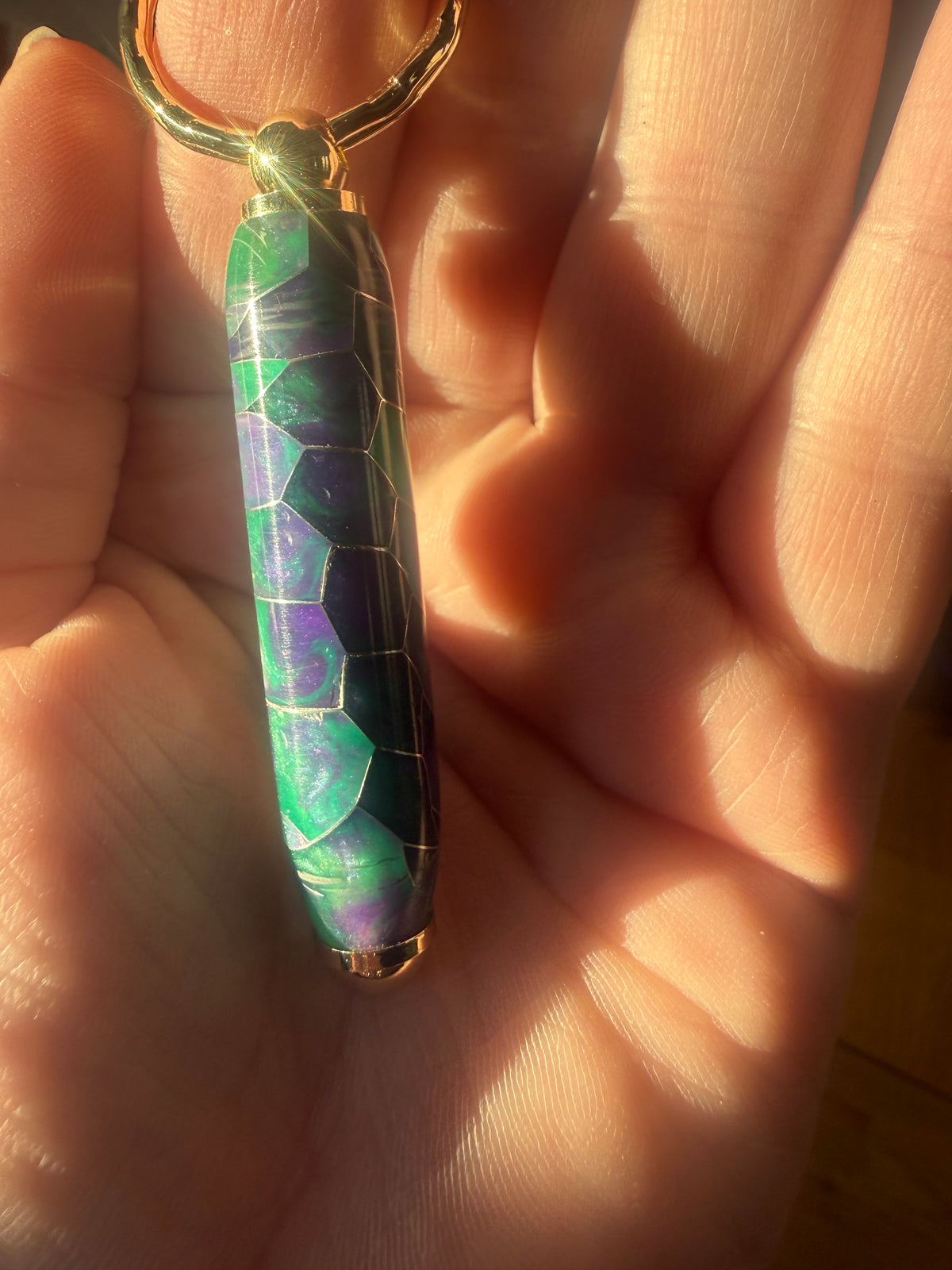Handcrafted Resin keyring