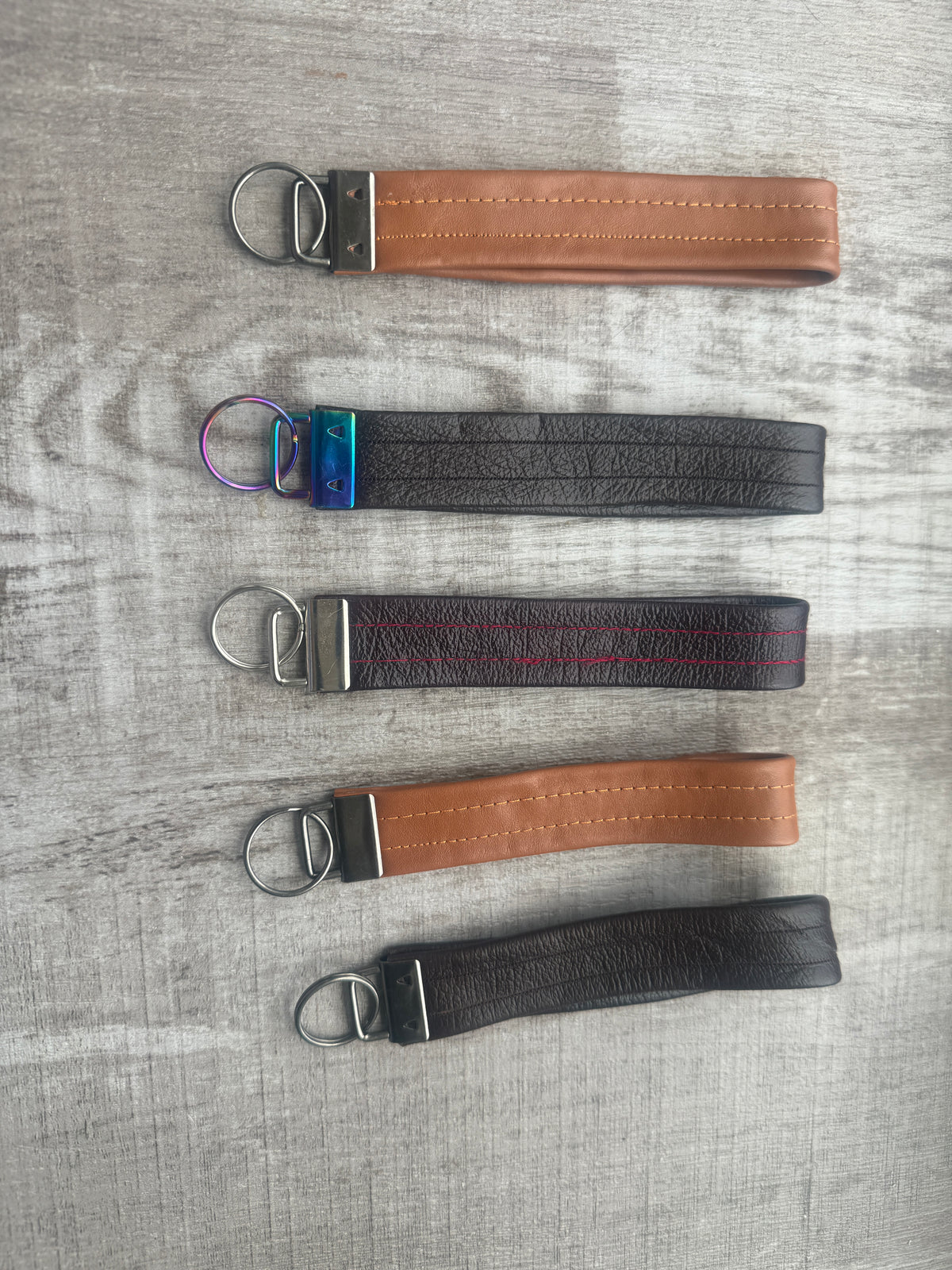 Handcrafted Leather wristlets
