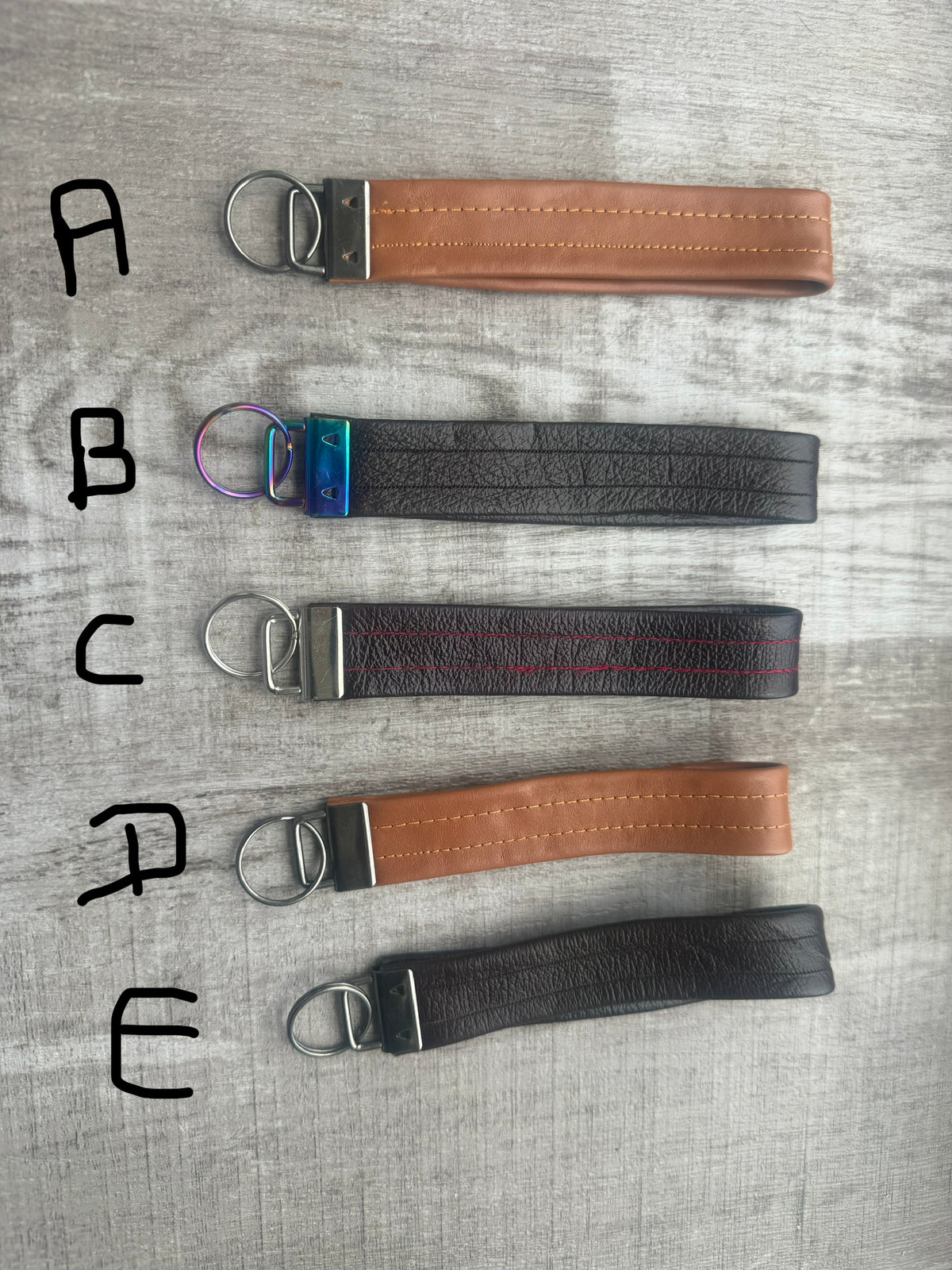 Handcrafted Leather wristlets