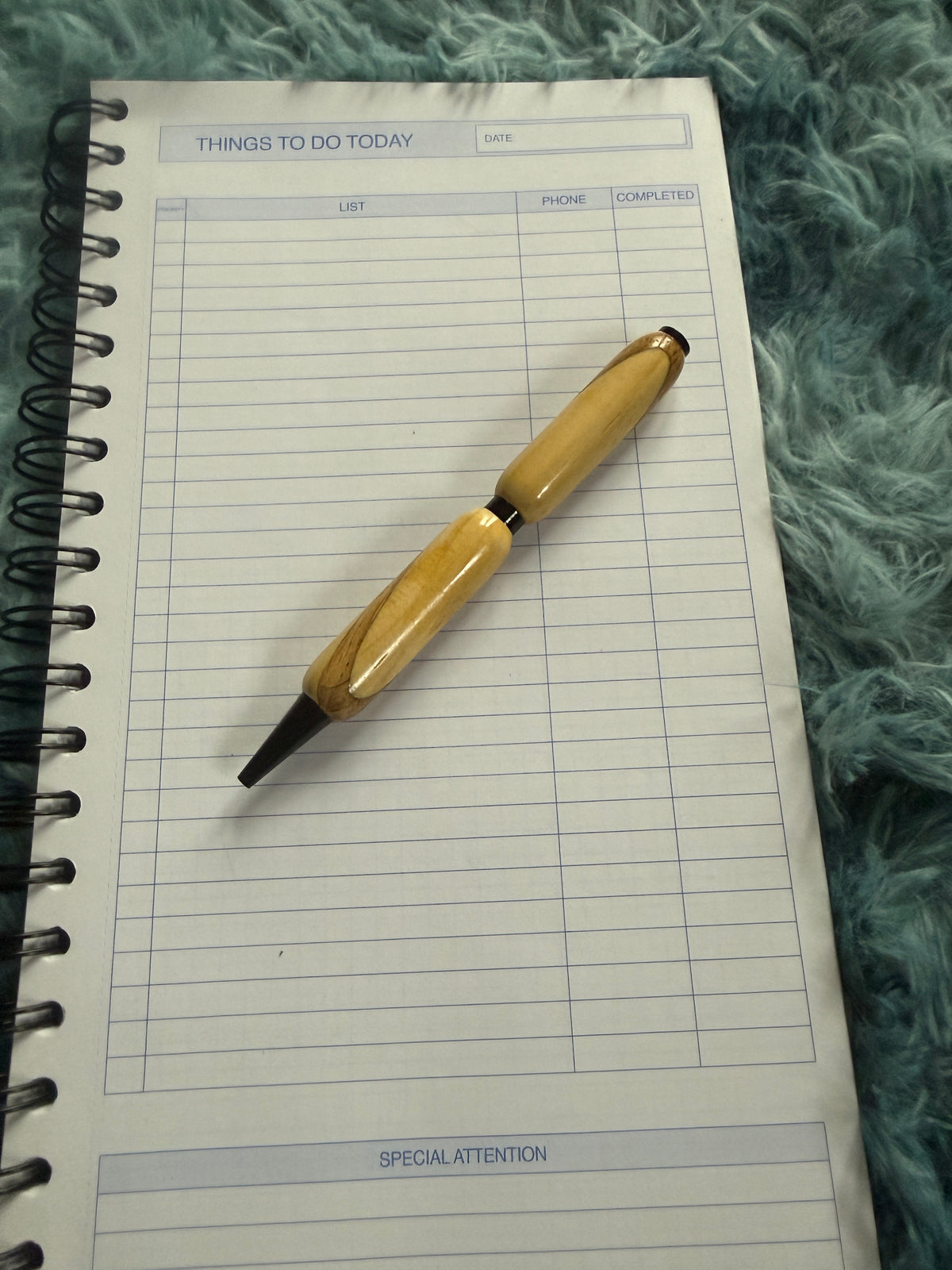 Handcrafted wooden pen