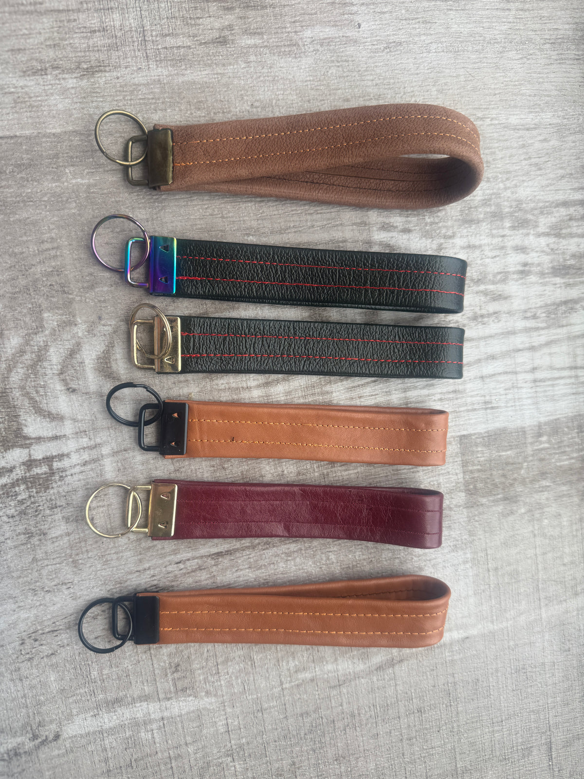 Handcrafted Leather wristlets