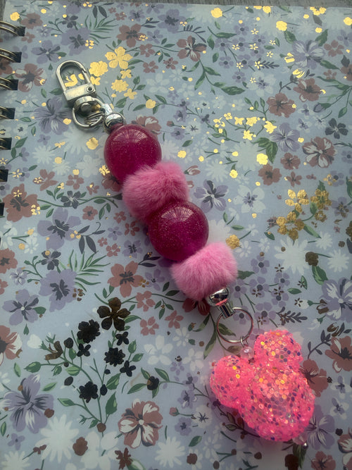 Beaded keyring