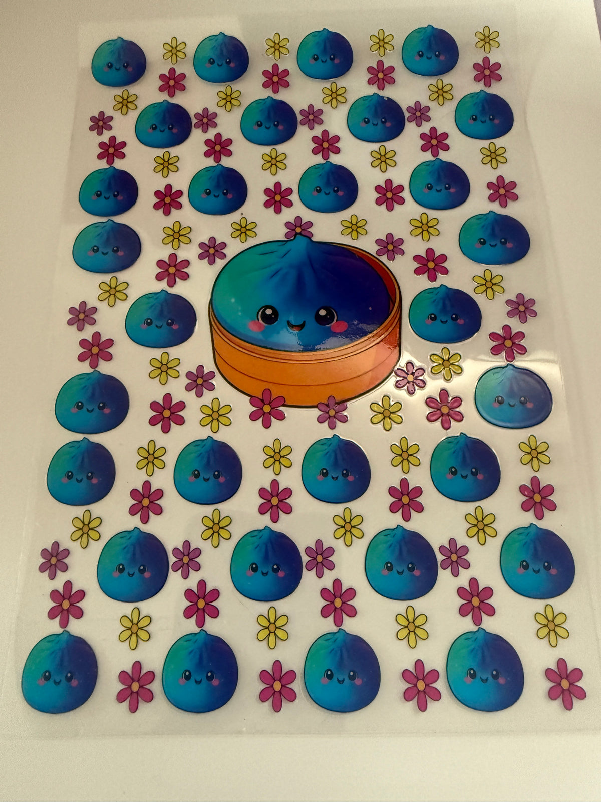Blue dumplings A5 wrap