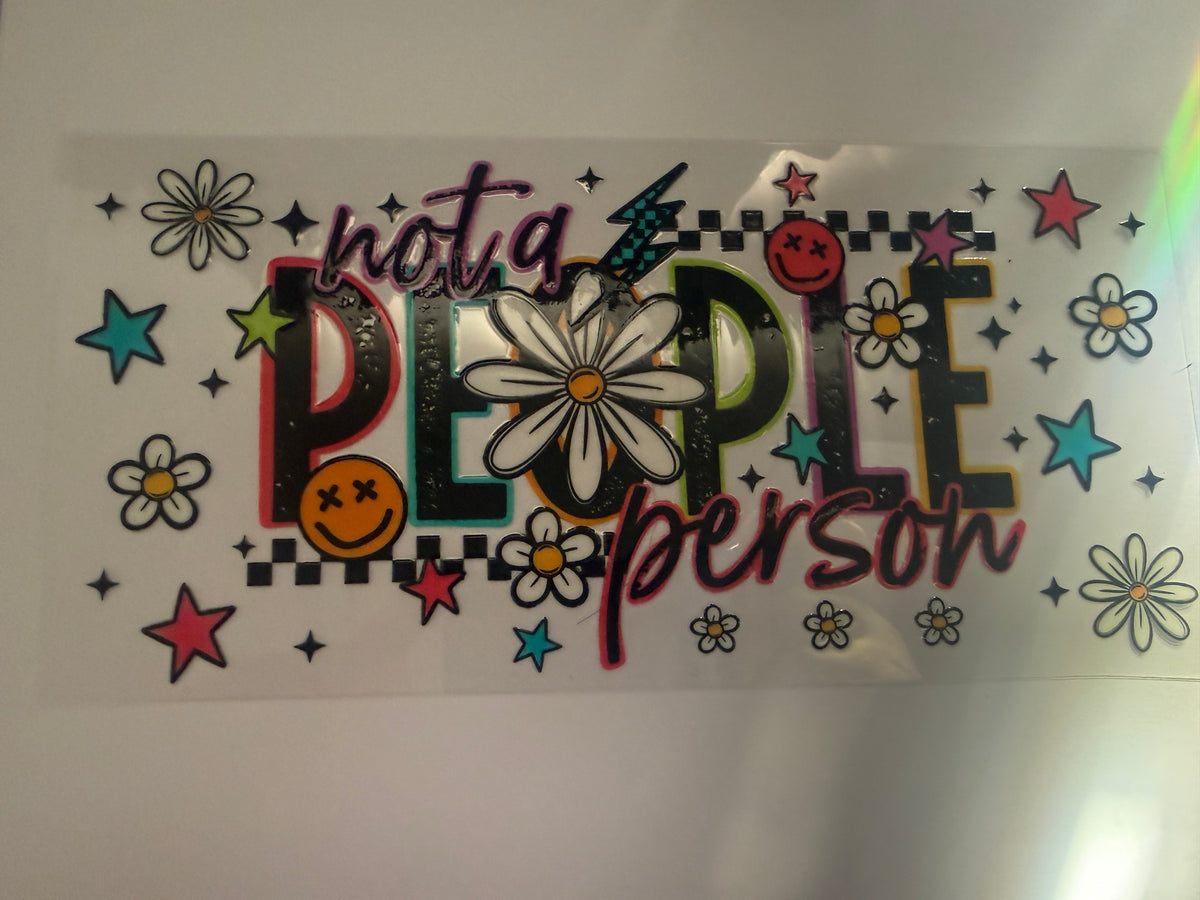 “Not a people person” 16oz cup wrap