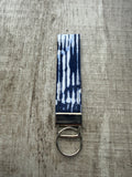 Blue strip Fob Keyring