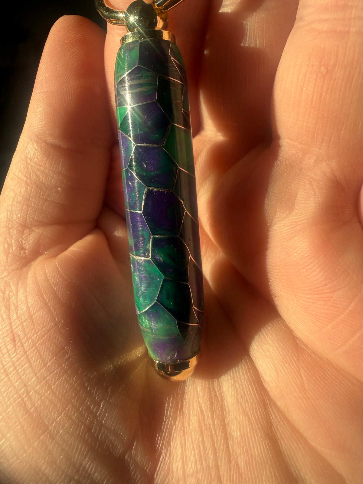 Handcrafted Resin keyring