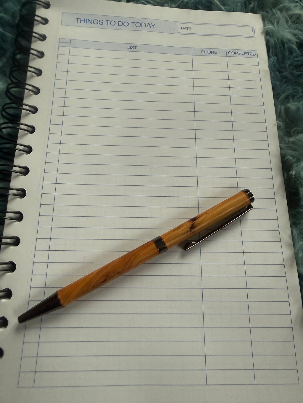 Handcrafted Yew pen