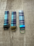 Blue & Navy Plaid Keychain