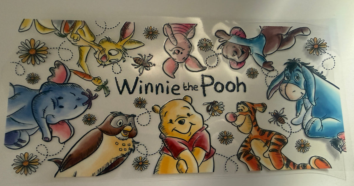 Pooh and friends 16oz cup wrap