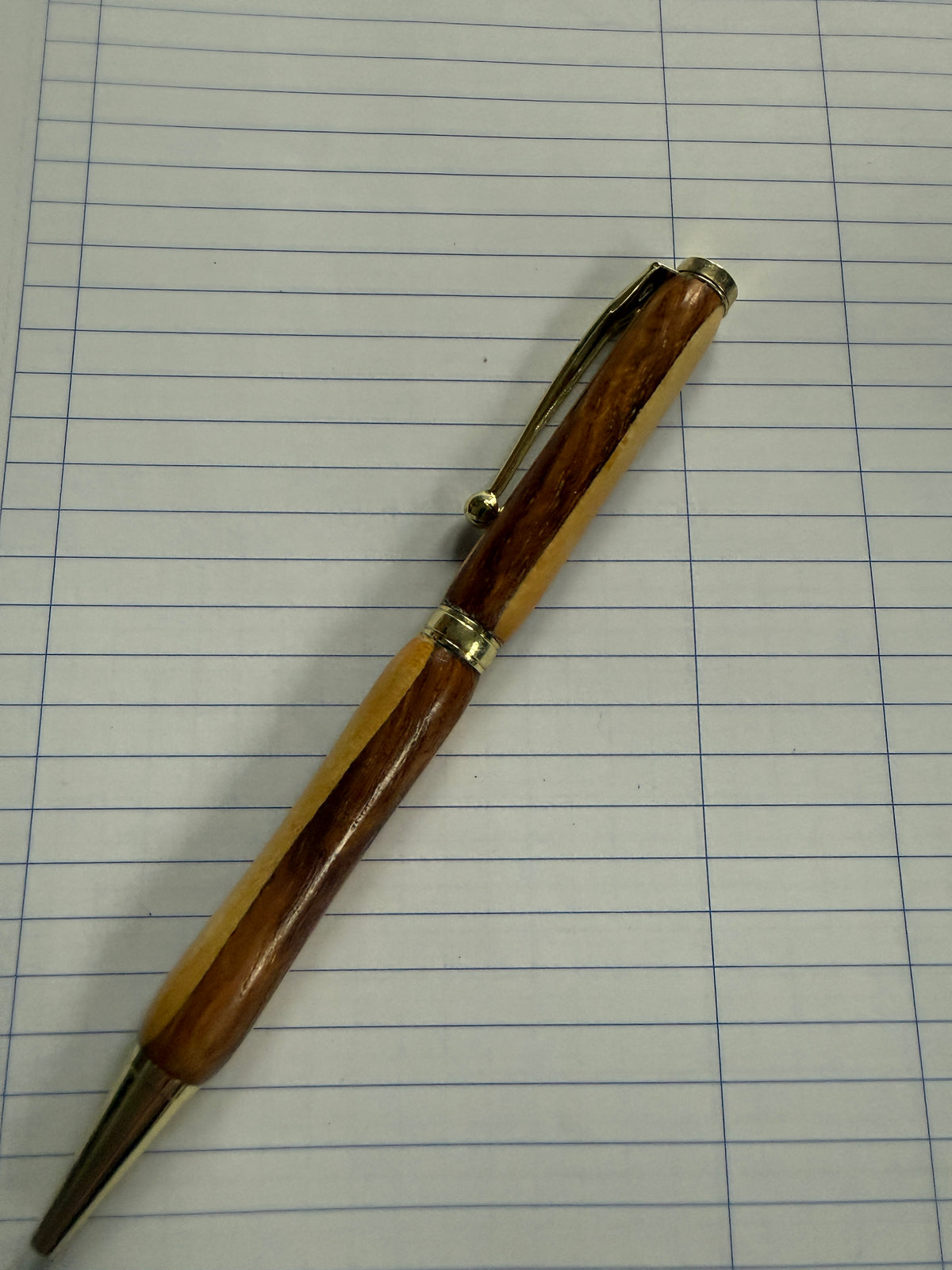 Handcrafted Beach and exotic wood mix pen