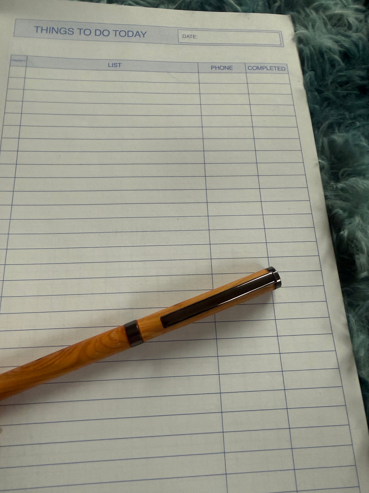 Handcrafted Yew pen