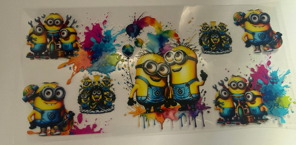 Minion 16oz cup wrap
