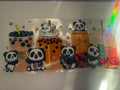Bubble tea pandas 16oz cup wrap