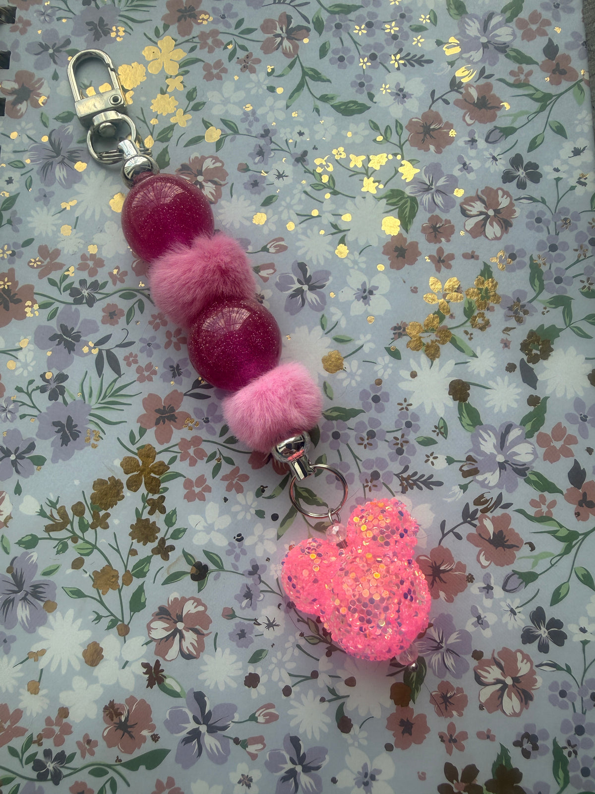 Beaded keyring