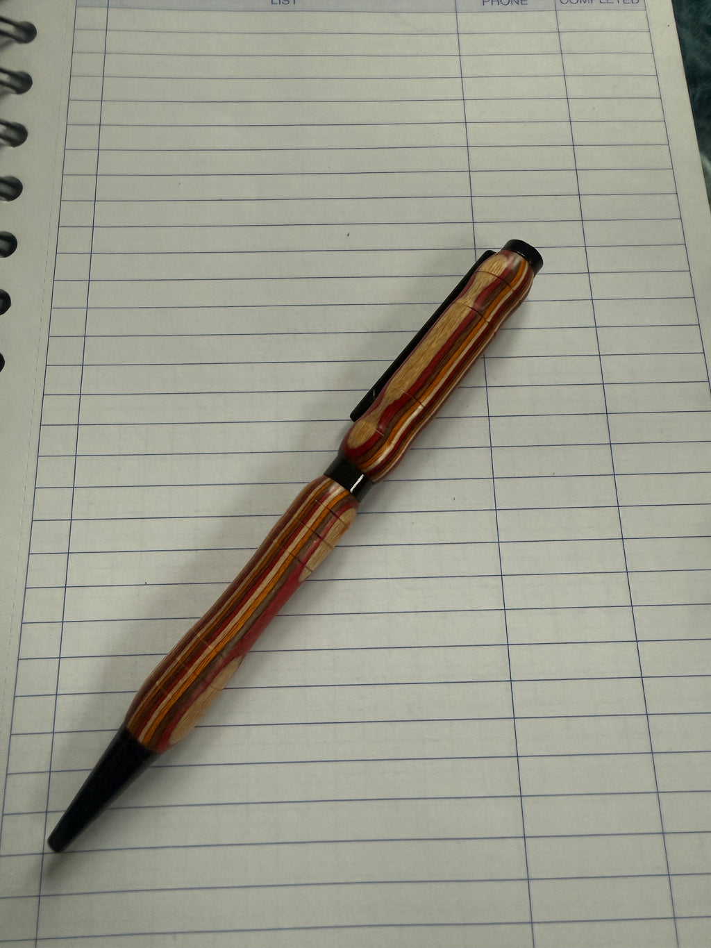 Handcrafted Wavy wood pen