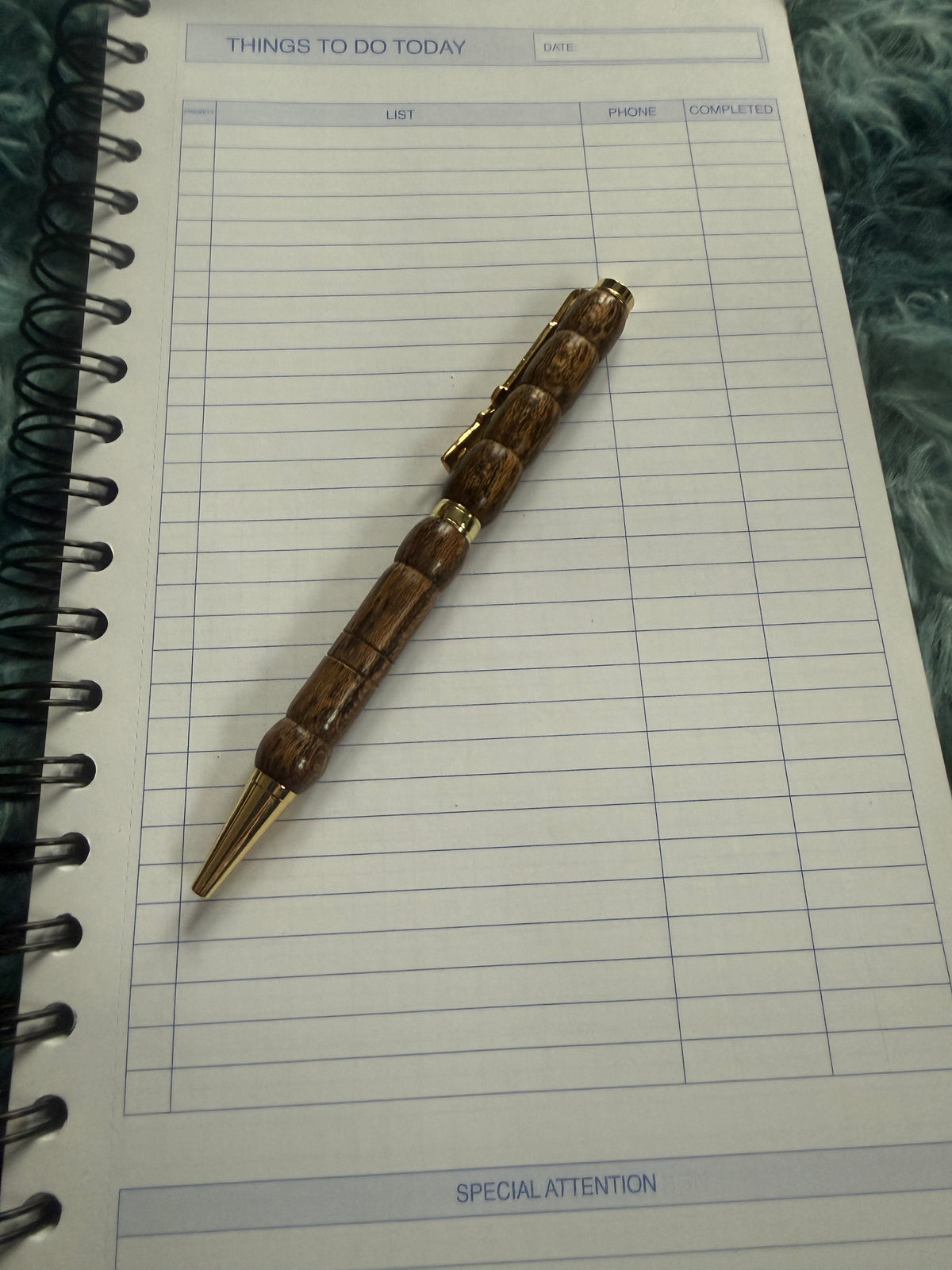 Handcrafted Wooden Pen With riffle clip
