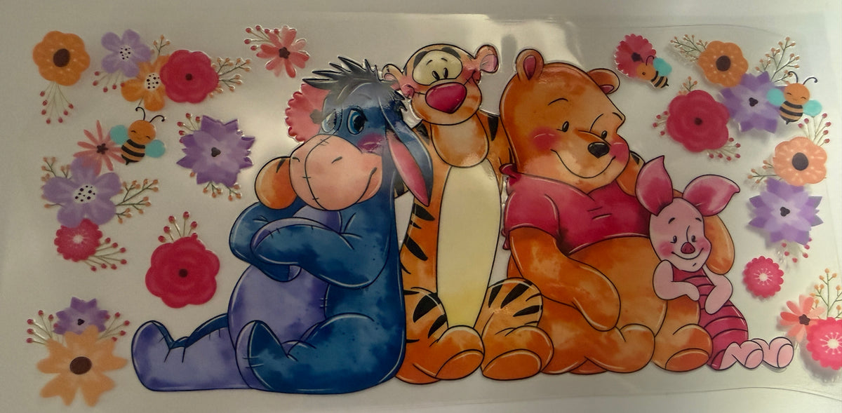 Pooh and friends 16oz cup wrap