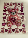 Rhinestone Teddy bear A5 wrap