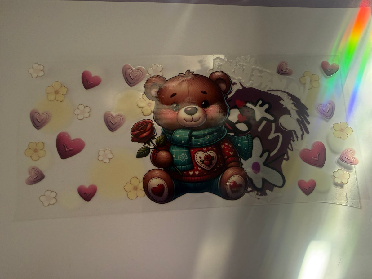Teddy 16oz cup wrap
