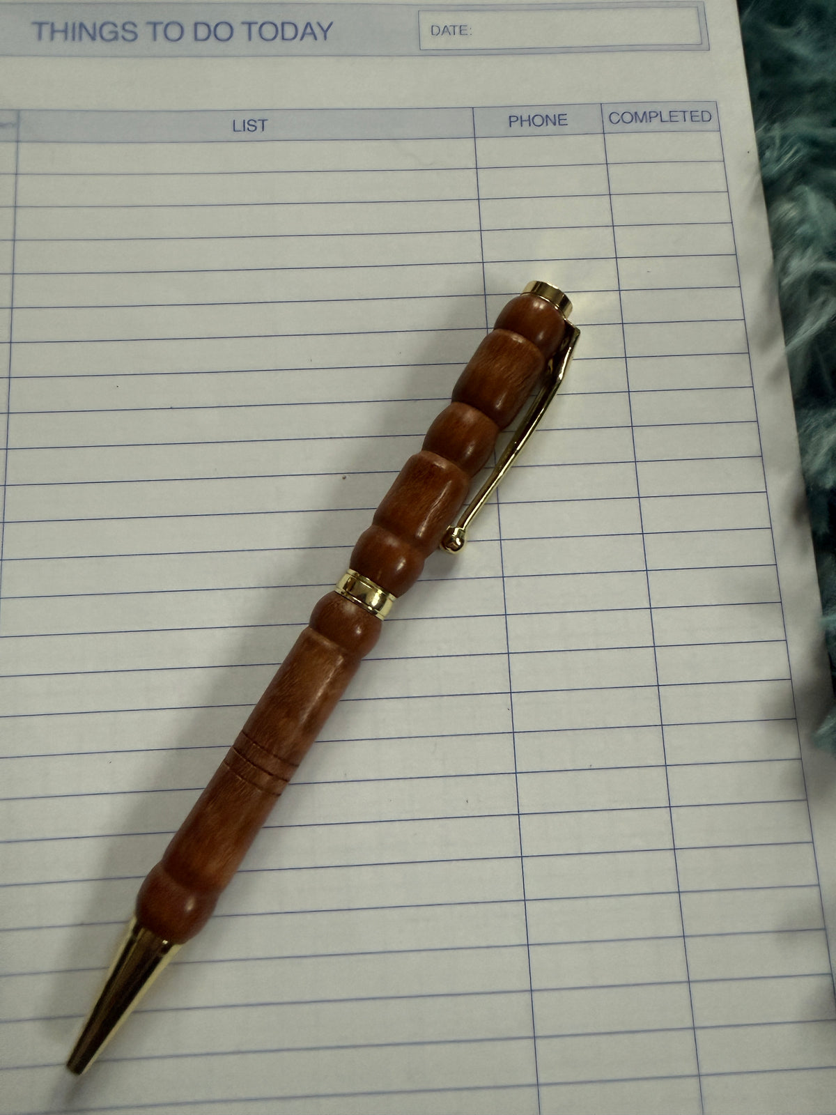 Handcrafted Brown Ivory wooden pen