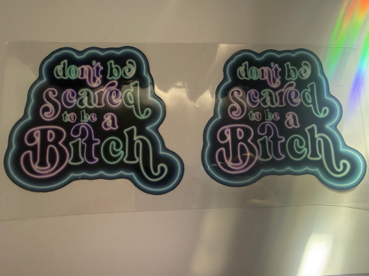 “Don’t be scared” 16oz cup wrap