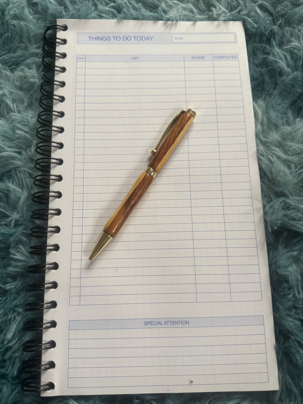 Handcrafted Beach and exotic wood mix pen