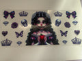 Zombie girl- 16oz cup wrap
