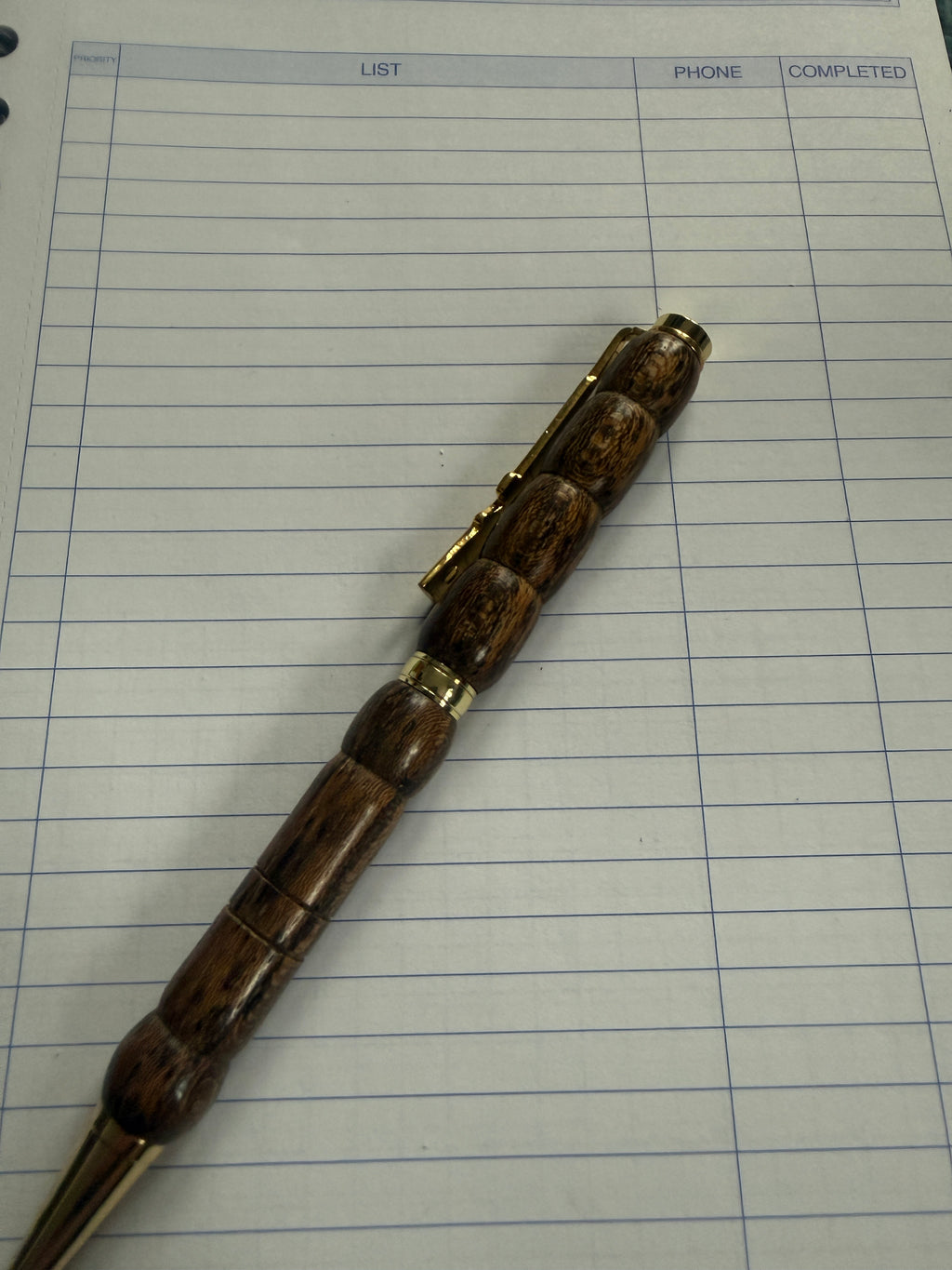Handcrafted Wooden Pen With riffle clip