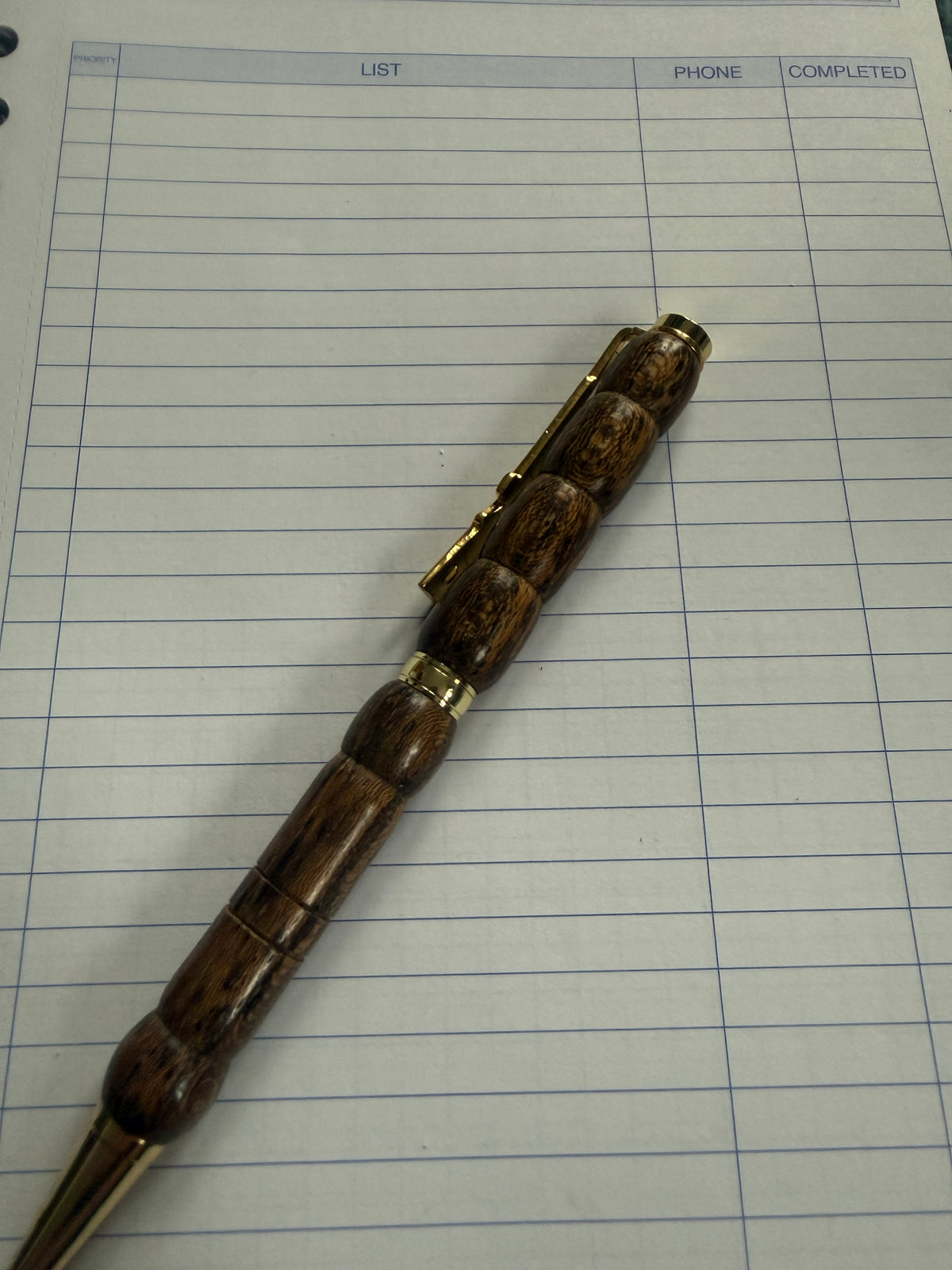 Handcrafted Wooden Pen With riffle clip