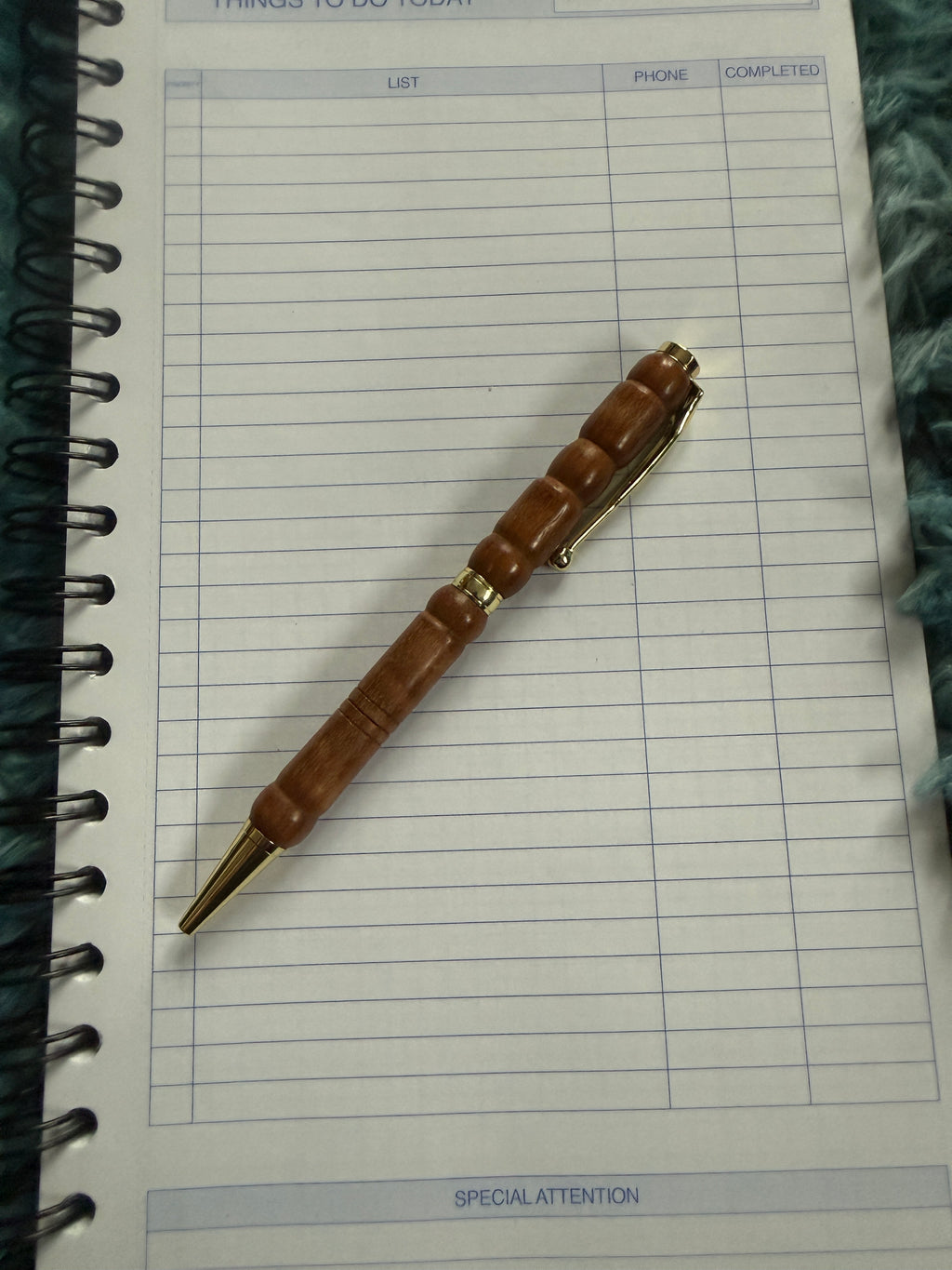 Handcrafted Brown Ivory wooden pen