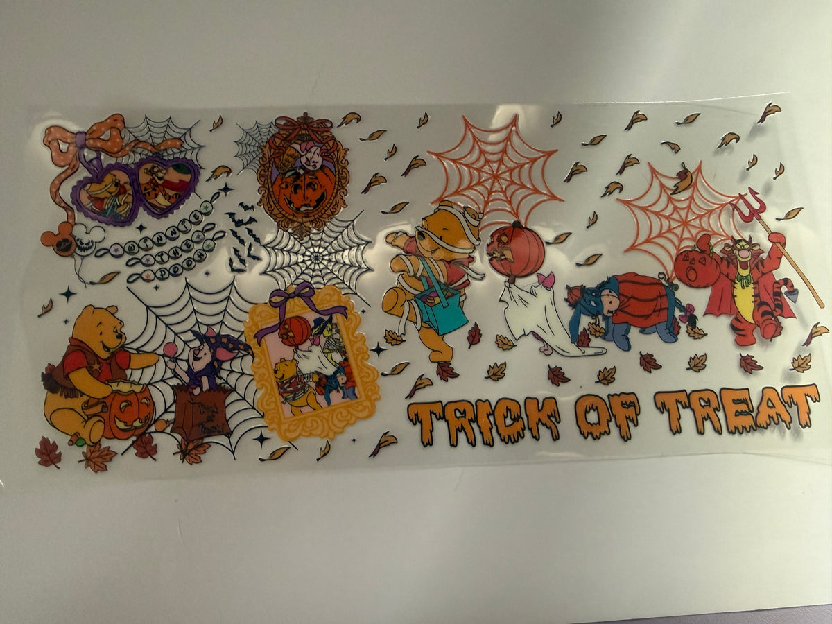 Trick or treat- 16oz cup wrap