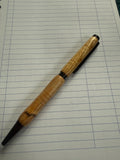 Handcrafted Spatted Ash pen