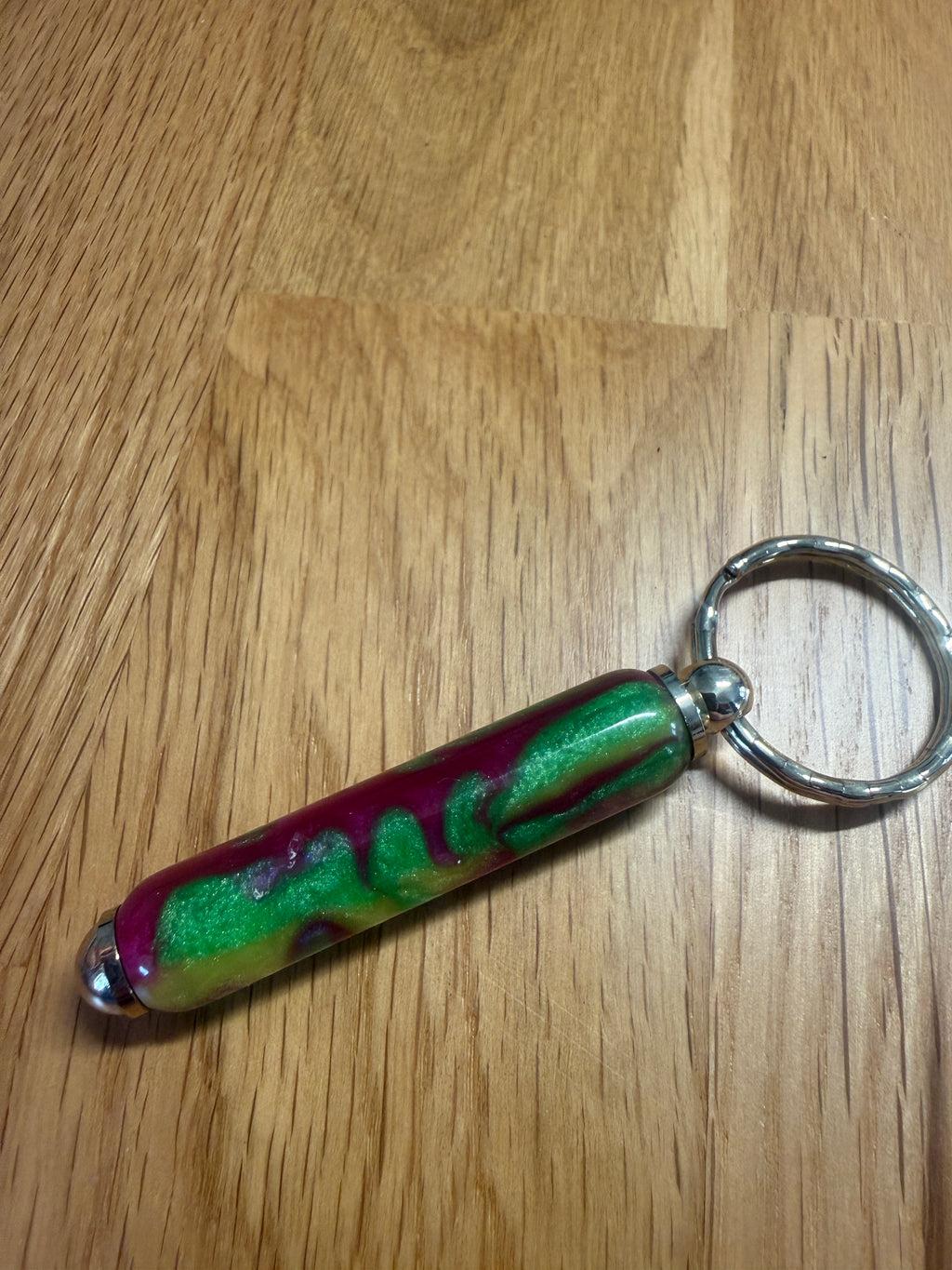 Handcrafted Resin Keyring