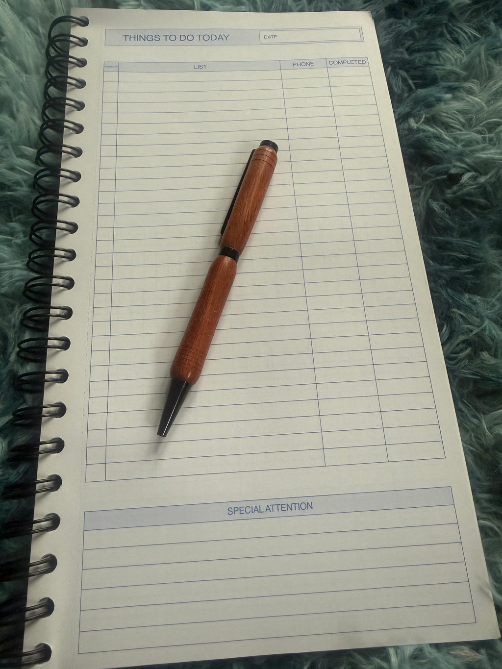 Handcrafted wooden pen