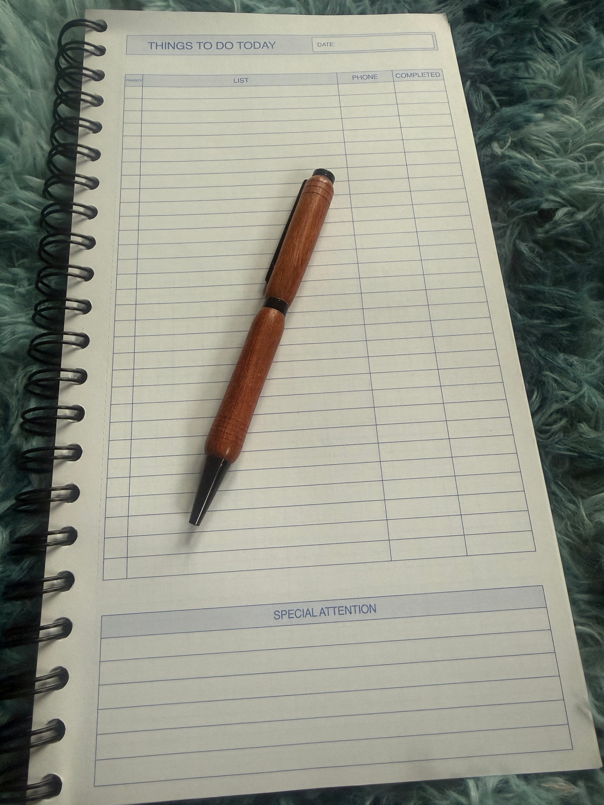 Handcrafted wooden pen