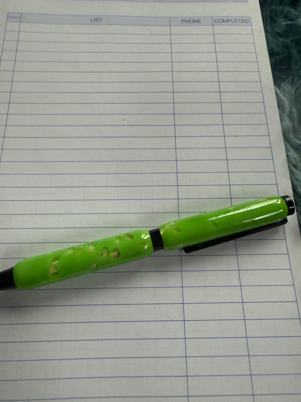 Handcrafted acrylic pen