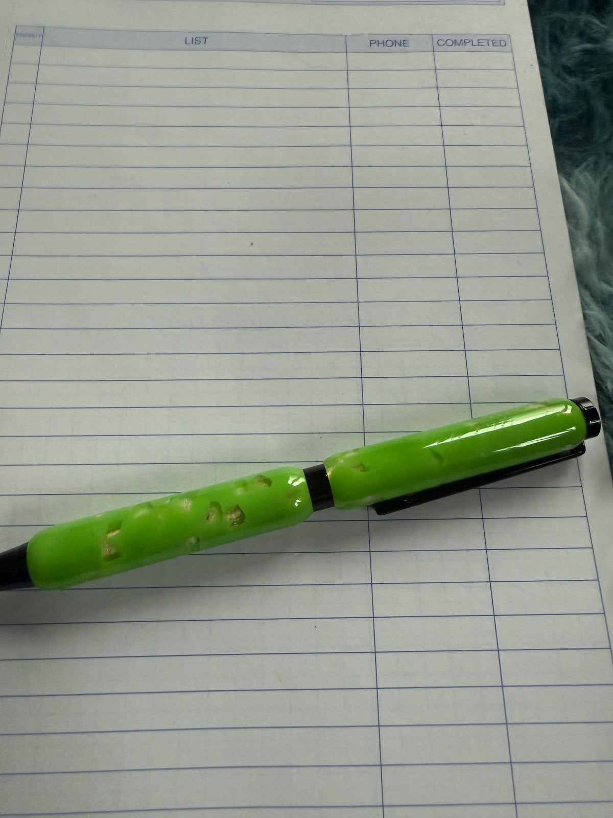 Handcrafted acrylic pen