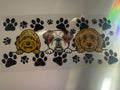 Dogs 16oz cup wrap