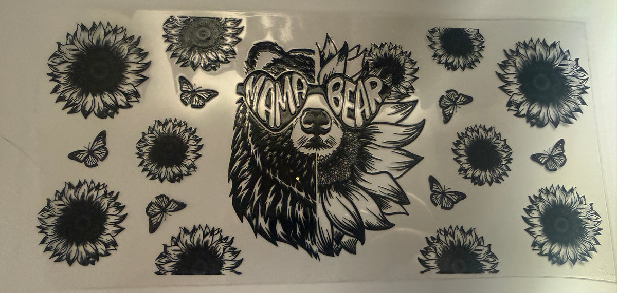 Mama bear 16oz cup wrap