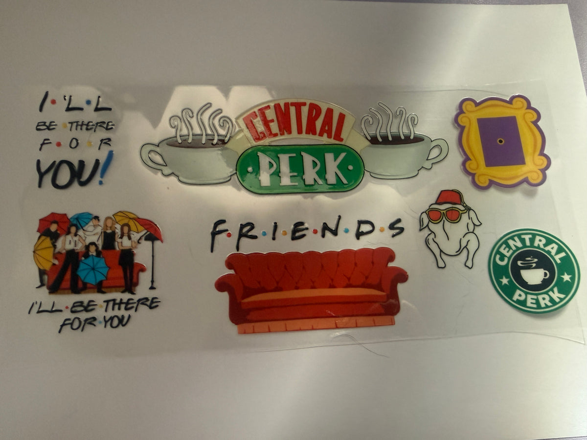 Friends 16oz cup wrap